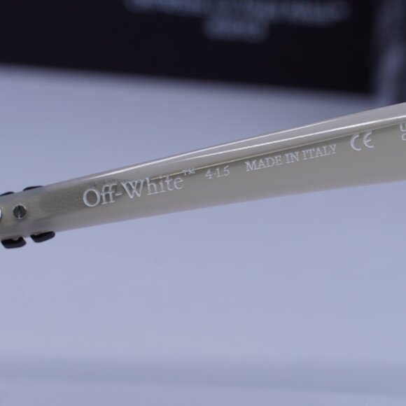 Off-White OERI13W STRATFORD 6107 Square Sunglasses – Beige/Grey - Picture 6 of 9